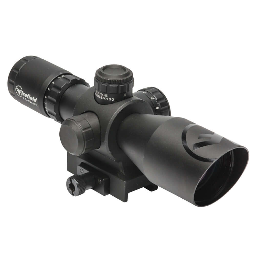 Firefield Barrage 2.5-10x40 Riflescope with Red Laser