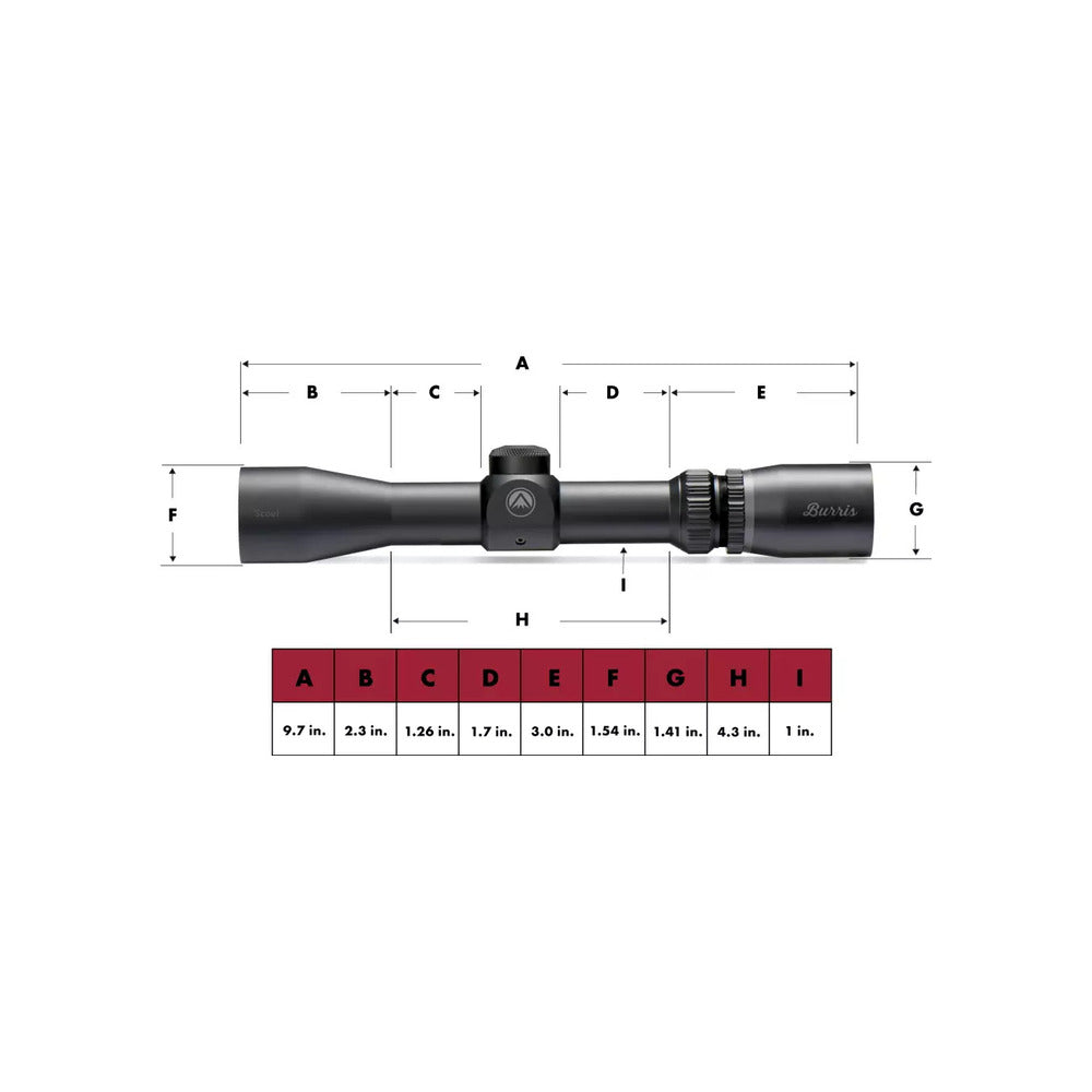Burris Scout Riflescope 2-7x32mm