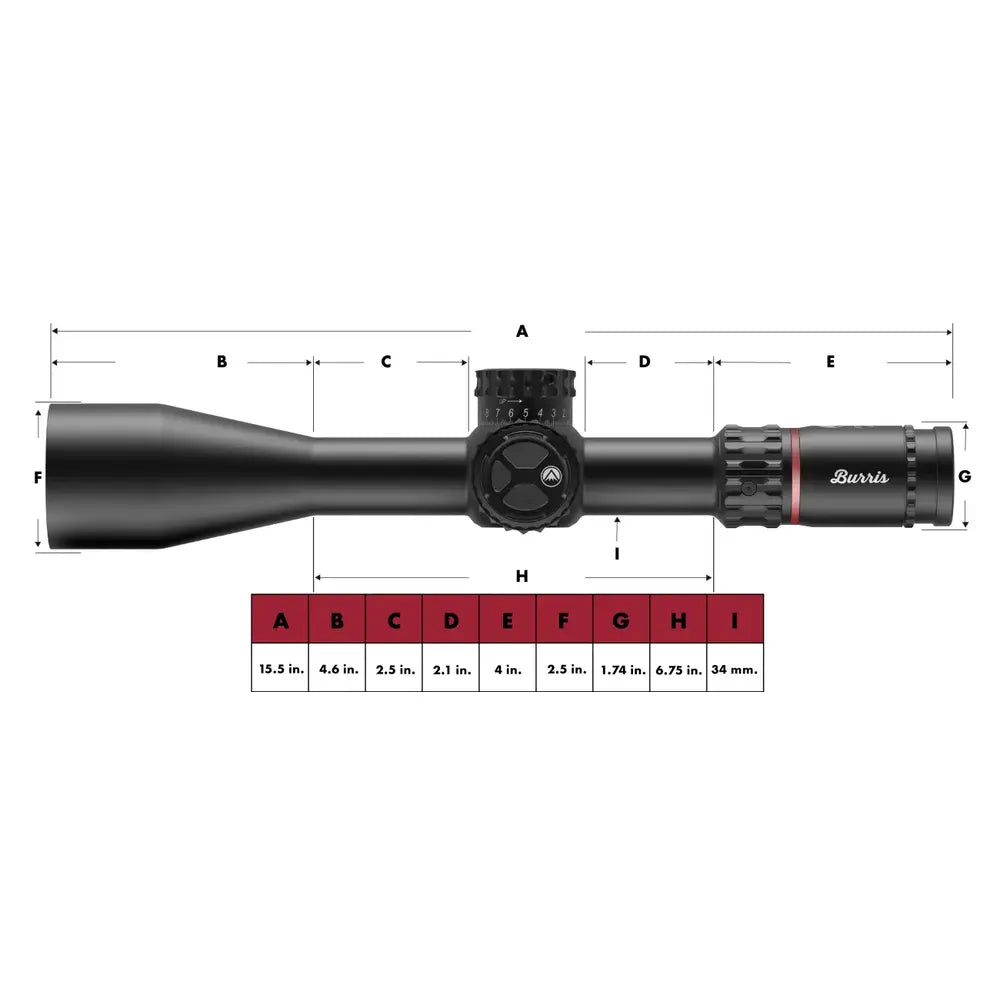 Burris XTR PS 5.5-30x56mm illum. w/ PĒK