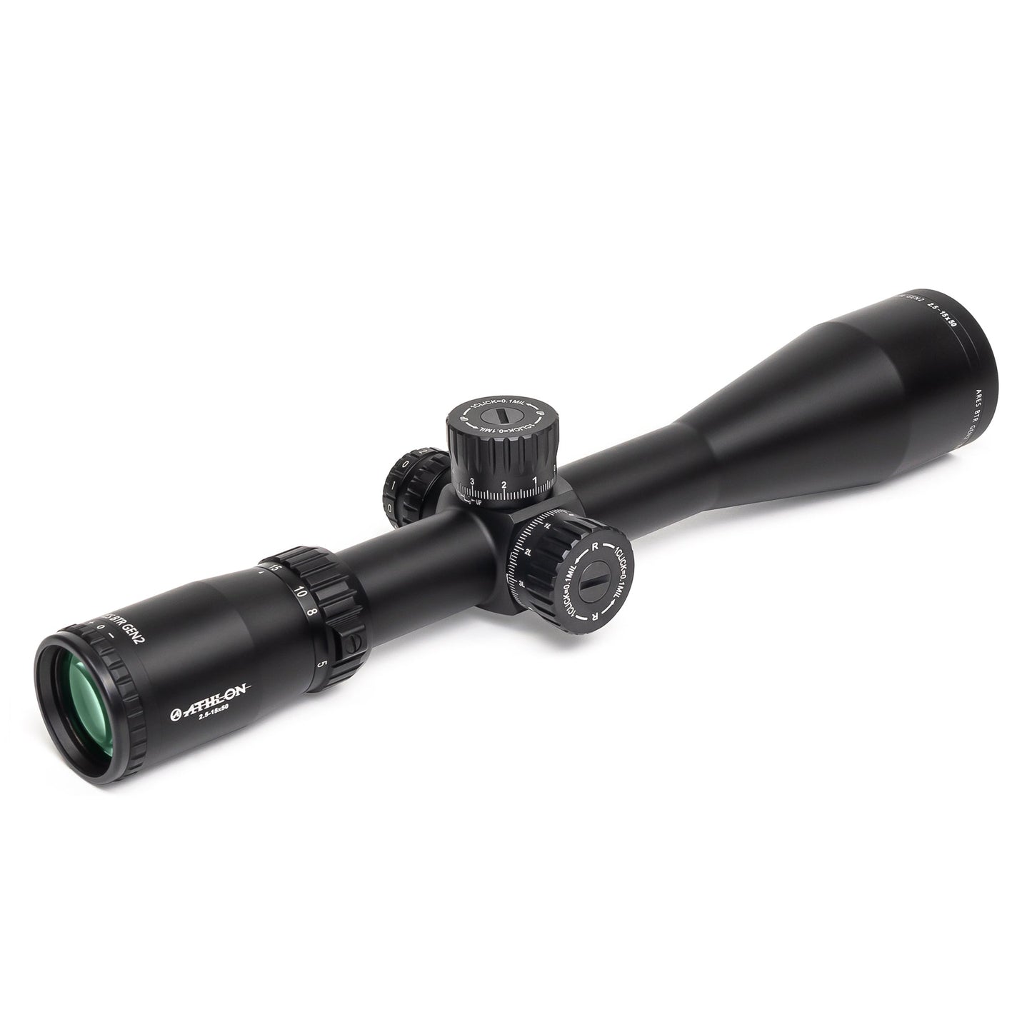 Athlon Optics Ares BTR GEN II 2.5-15x50 Direct Dial Side Focus 30mm Rifle Scope