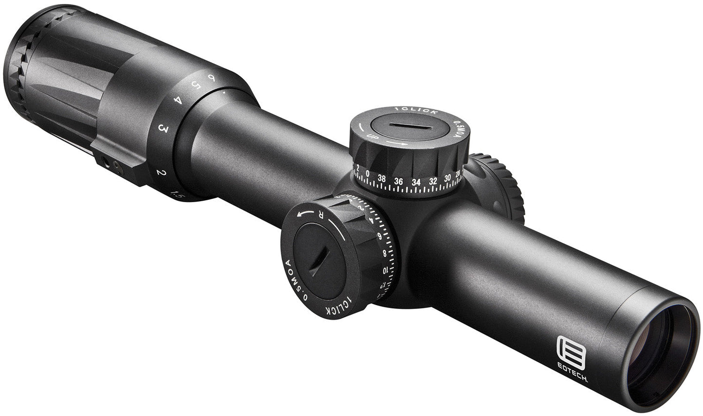 Eotech VDU16FFSR2G Vudu FFP Hardcoat 1-6x 24mm Illuminated Green SR2-MOA Reticle Riflescope - Black