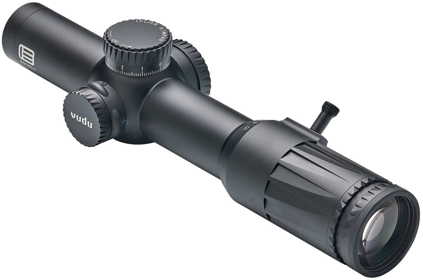 Eotech VDU110FFLE5 Vudu FFP Hardcoat 1-10x 28mm Illuminated Red LE-5 MRAD Reticle Riflescope - Black