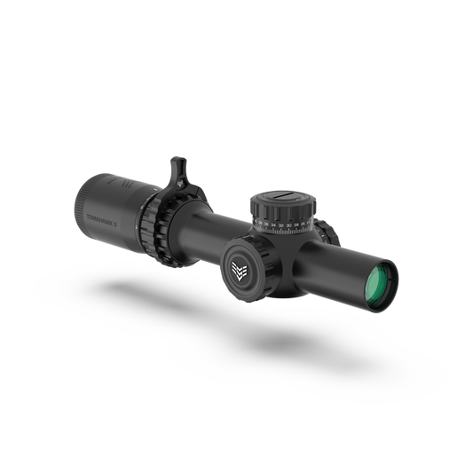 Swampfox Tomahawk II 1-4X24 SFP LPVO BFO Bright Fiber Optic Riflescope