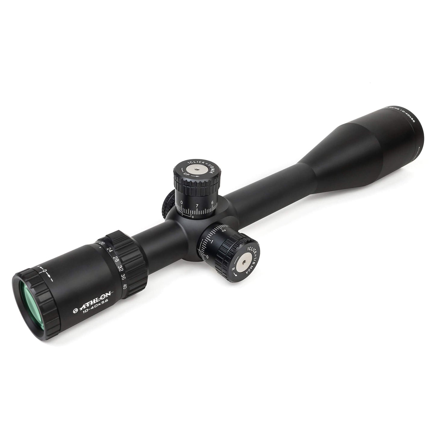 Athlon Optics Argos BTR GEN II 10-40X56 Direct Dial Side Focus 30mm Rifle Scope w/ Athlon Armor Rings