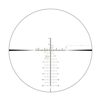 Riton Optics 3C624LFI23 3 Conquer Black 624x50mm 30mm Tube Illuminated MPSR Reticle