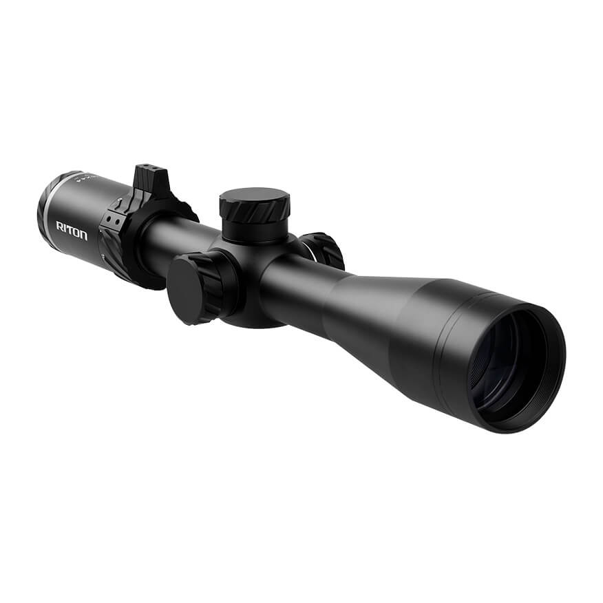 Riton Optics 3P416AS23 3 Primal Black 416x44mm 30mm Tube DHR Reticle