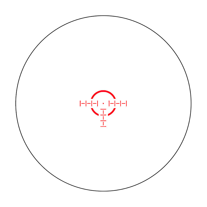 Riton Optics 3T18ASIBLK2 3 Tactix Black 18x24mm 30mm Tube Illuminated OT Reticle