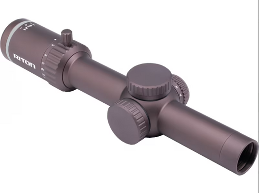 Riton Optics 3T18ASIFDE2 3 Tactix Flat Dark Earth 18x24mm 30mm Tube Illuminated OT Reticle