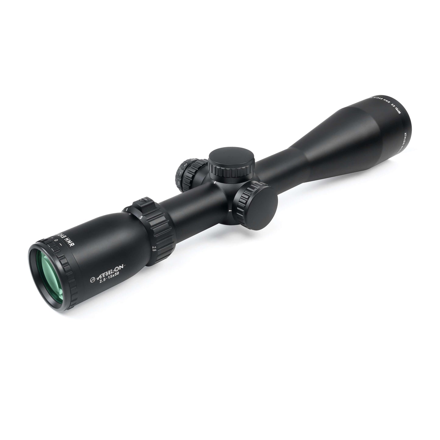 Athlon Optics Midas HMR 2.5-15x50 Capped Side Focus 30mm Rifle Scope