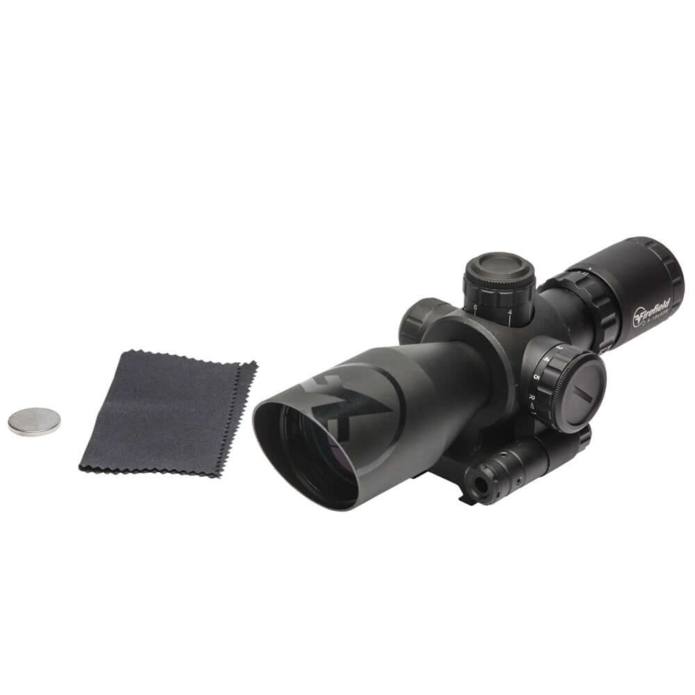 Firefield Barrage 2.5-10x40 Riflescope with Red Laser