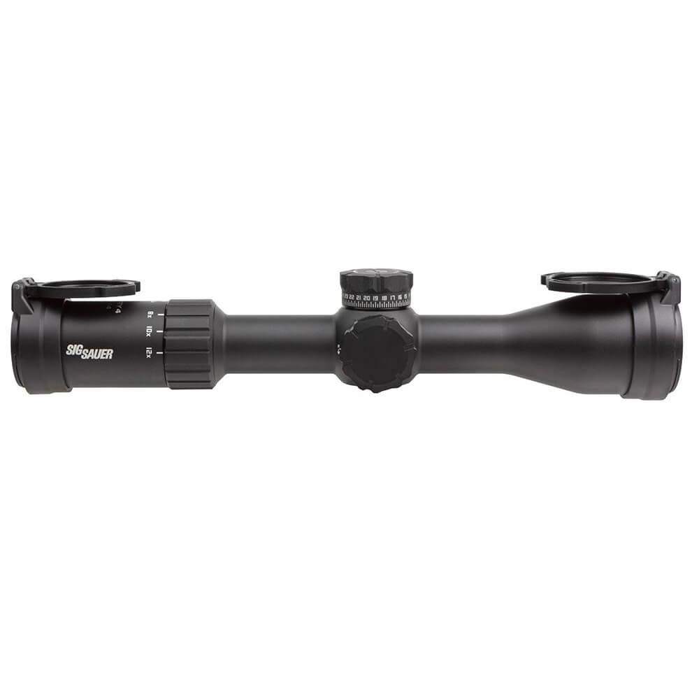 Sig Sauer Whiskey4 3-12X44MM SFP Exposed Zero Stop Rifle Scope