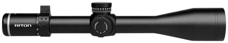 Riton Optics 5C525AFI23 5 Conquer Black 525x56mm MOA 34mm Tube Illuminated MOR Reticle