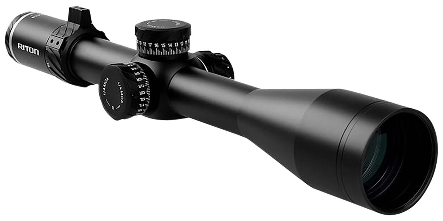 Riton Optics 5C525AFI23 5 Conquer Black 525x56mm MOA 34mm Tube Illuminated MOR Reticle
