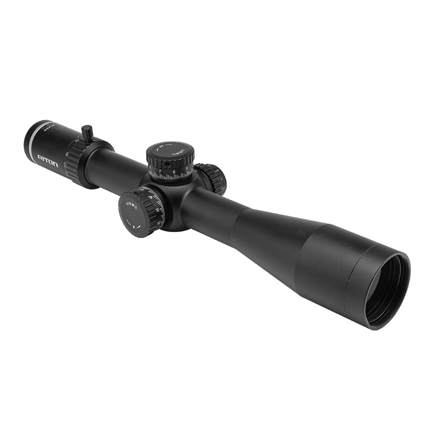 Riton Optics 5C525LFI 5 Conquer Black Anodized 525x50mm MRAD 34mm Tube Illuminated PSR Reticle