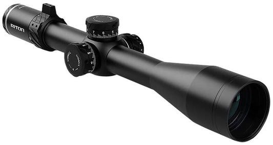 Riton Optics 5C525LFI23 5 Conquer Black 525x56mm MRAD 34mm Tube Illuminated PSR Reticle
