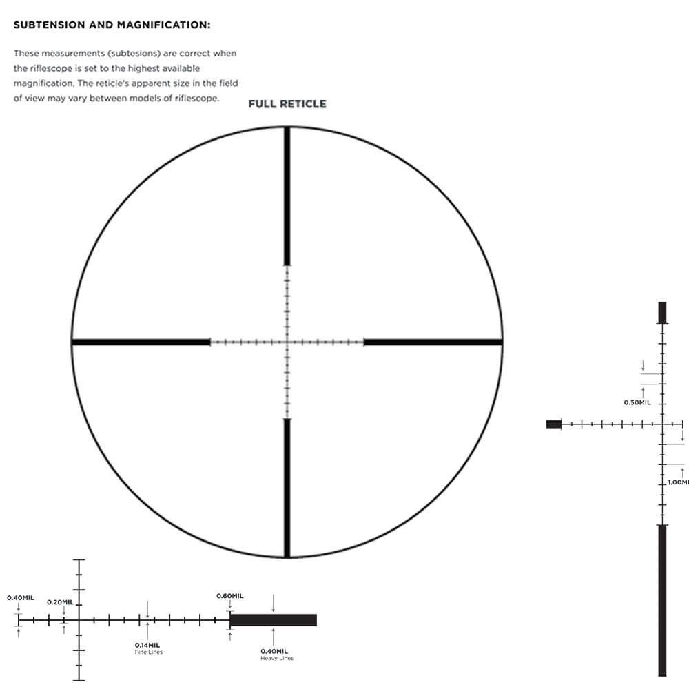 Leupold VX-5HD 3-15x44 (30mm) Mil CDS-ZL2 Side Focus Rifle Scope HTMR