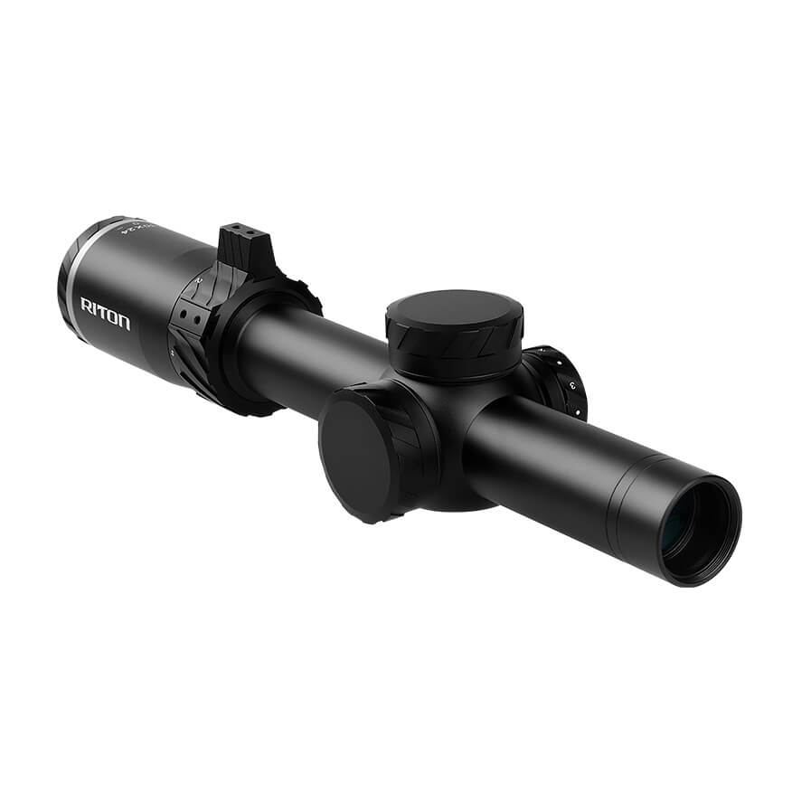 Riton Optics 5T110LFI23 5 Tactix Black 110x24mm 30mm Tube Illuminated 3OT Reticle