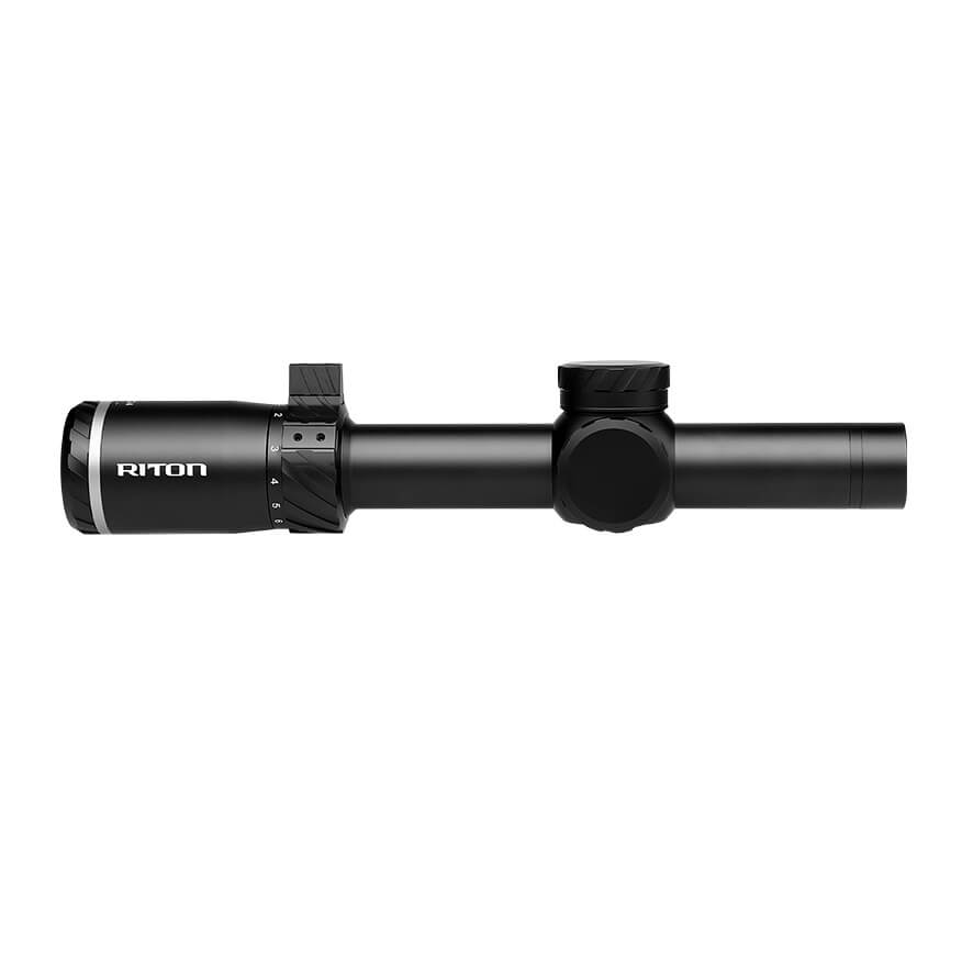 Riton Optics 5T110LFI23 5 Tactix Black 110x24mm 30mm Tube Illuminated 3OT Reticle