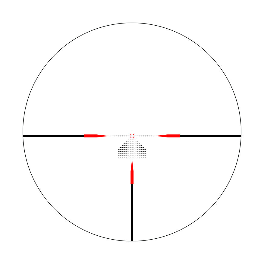 Riton Optics 5T110LFI23 5 Tactix Black 110x24mm 30mm Tube Illuminated 3OT Reticle