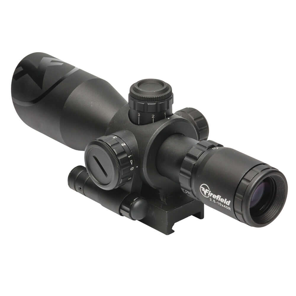 Firefield Barrage 2.5-10x40 Riflescope with Red Laser