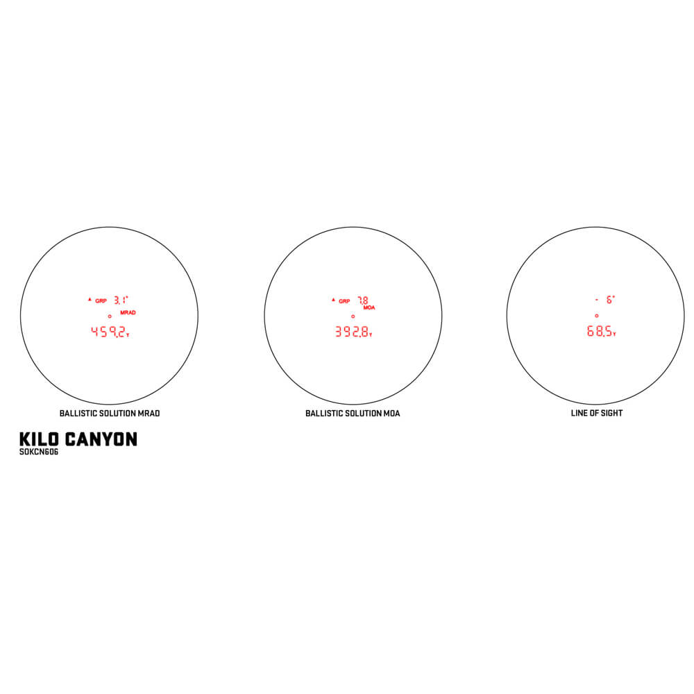 Sig Sauer KILO CANYON 6x22mm Rangefinder