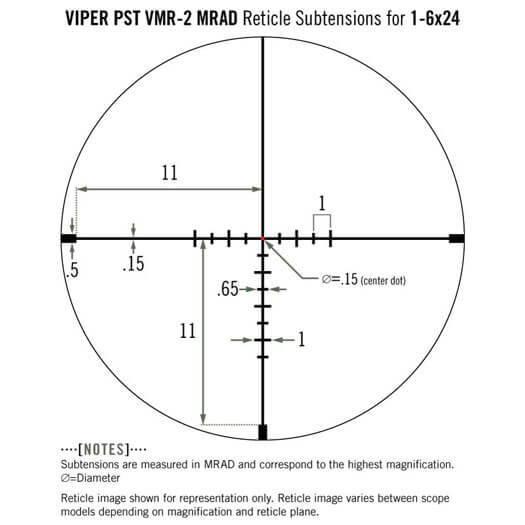 Vortex Optics Viper PST Gen II 1-6x24 SFP Scope