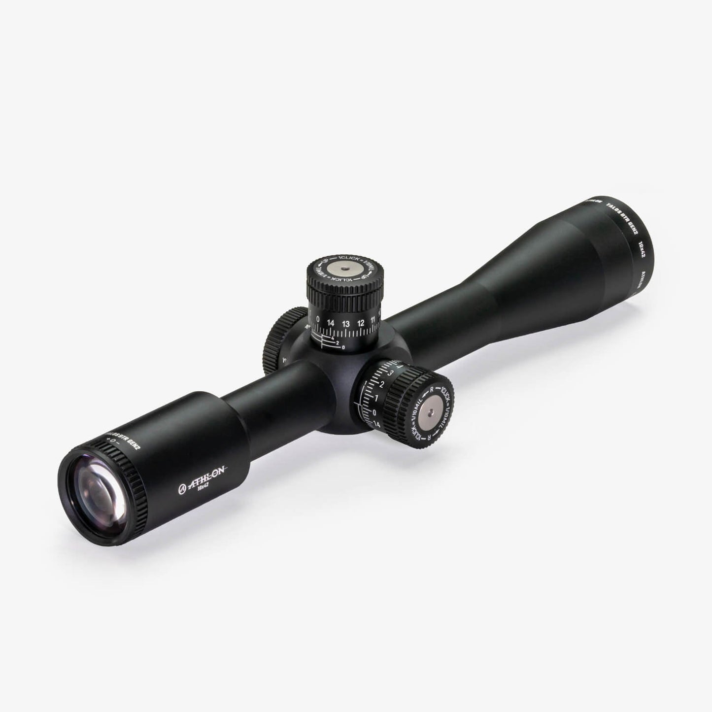 Athlon Optics Talos BTR 10x42 GEN2 Direct Dial,Side Focus 30mm Tube SFP, AAGR1-MOA