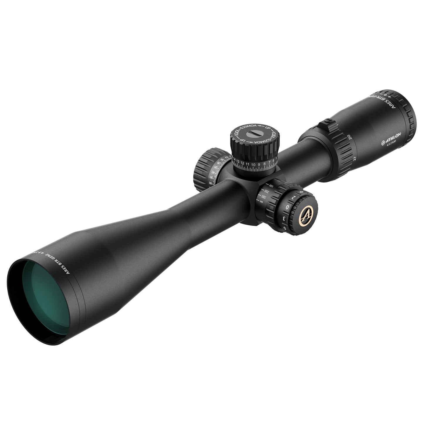 Athlon Optics Ares BTR GEN2 4.5-27x50 Direct Dial Side Focus 30mm Rifle Scope / Free Athlon Rings