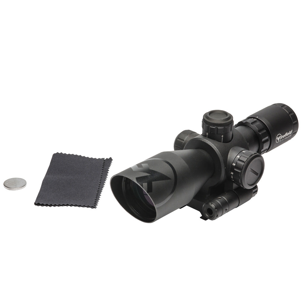 Firefield Barrage 2.5-10x40 Riflescope with Green Laser