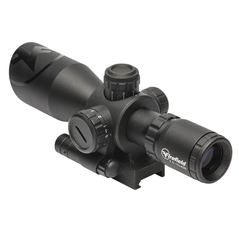 Firefield Barrage 2.5-10x40 Riflescope with Green Laser