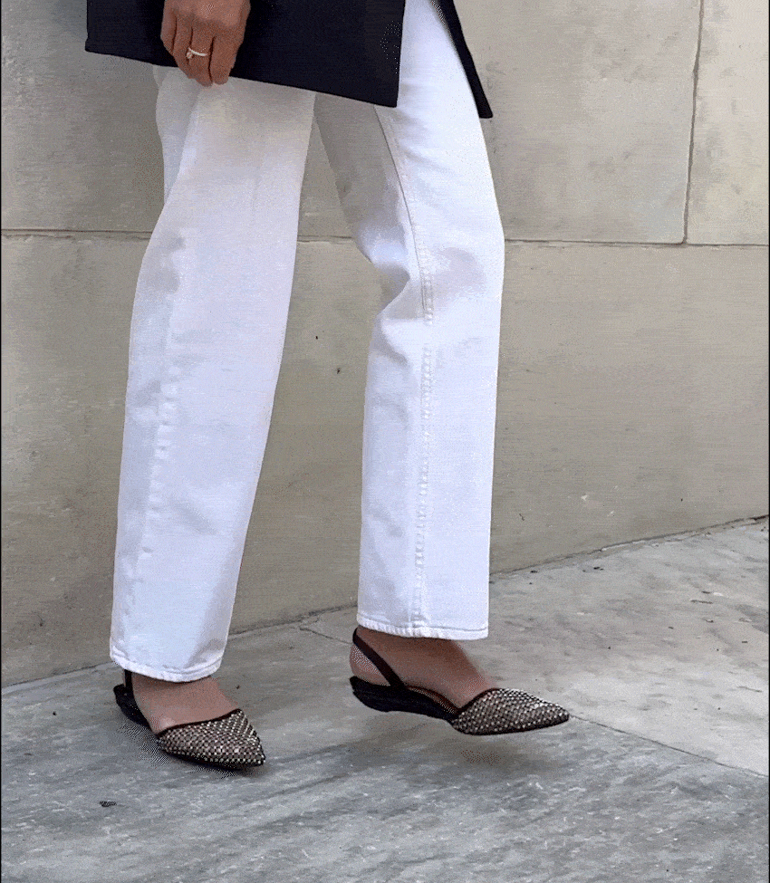 Everyday Heel in Crystal Mesh