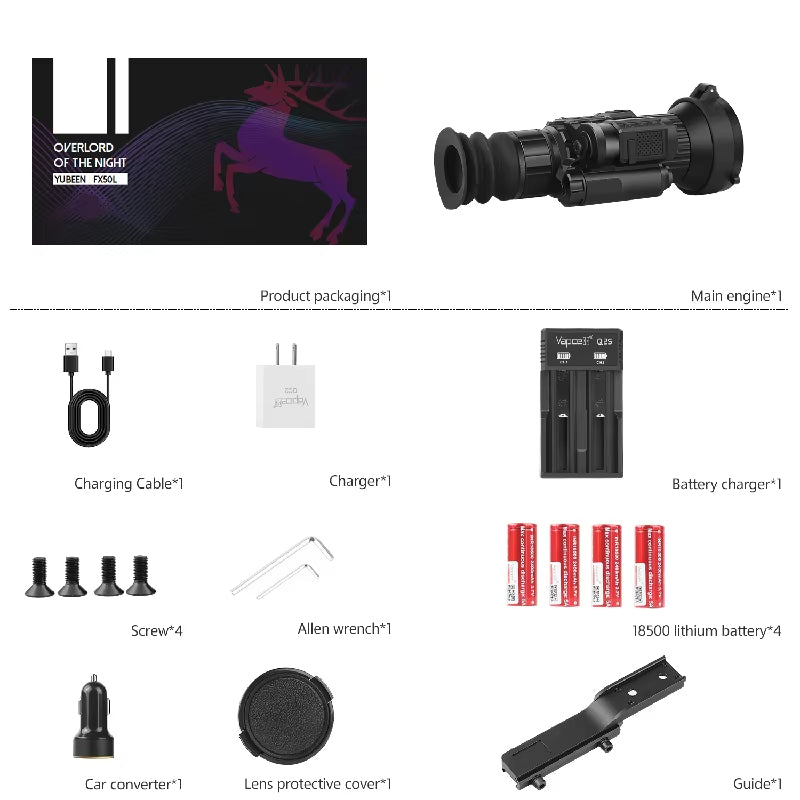 Day & Night Vision Monocular Camera Thermal Scope  DETECTOR