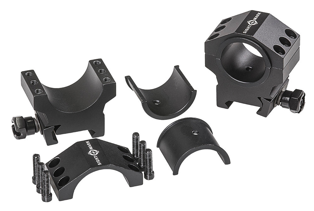 Sightmark Tactical Mounting Rings - Medium Height Picatinny Rings (fits 30mm & 1inch)