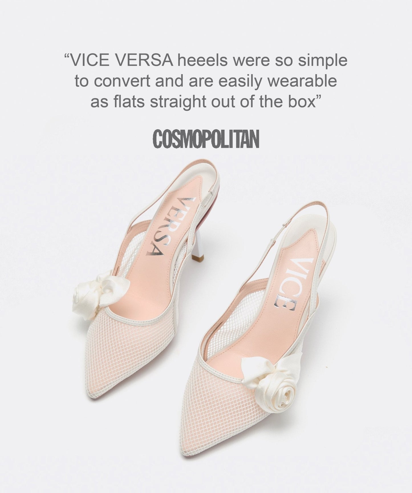 Blossom Heels in White