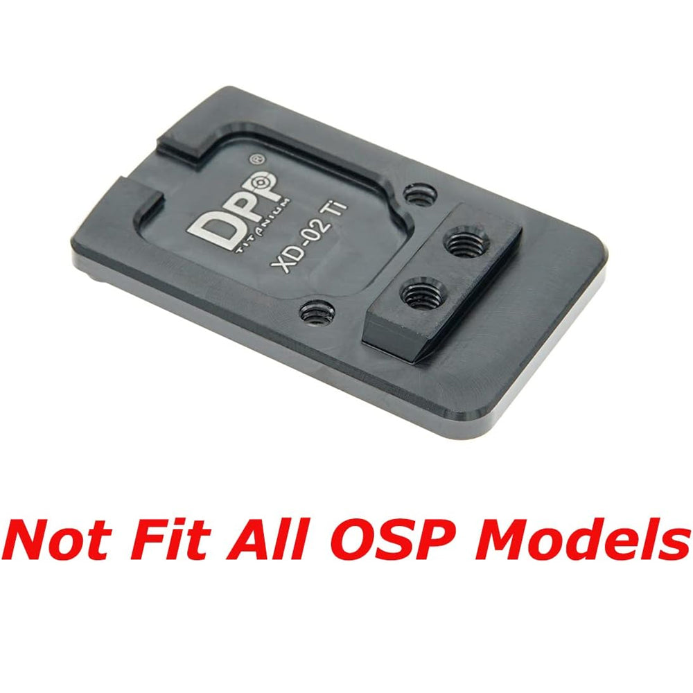 DPP Titanium Rear Sight Mount Titanium Version Trijicon RMR/Holosun 507C Footprint