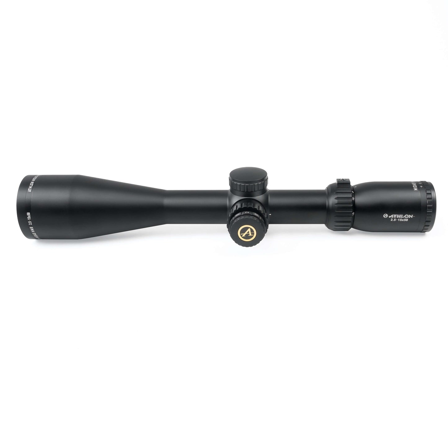 Athlon Optics Midas HMR 2.5-15x50 Capped Side Focus 30mm Rifle Scope