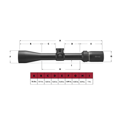 Burris Droptine Riflescope 3-9x40mm