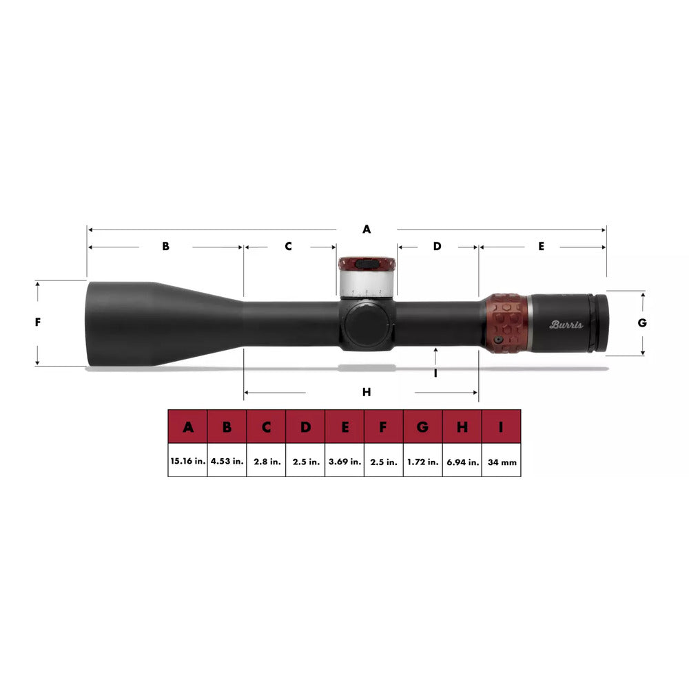 Burris XTR PRO Black 5.5-30x56mm illum.