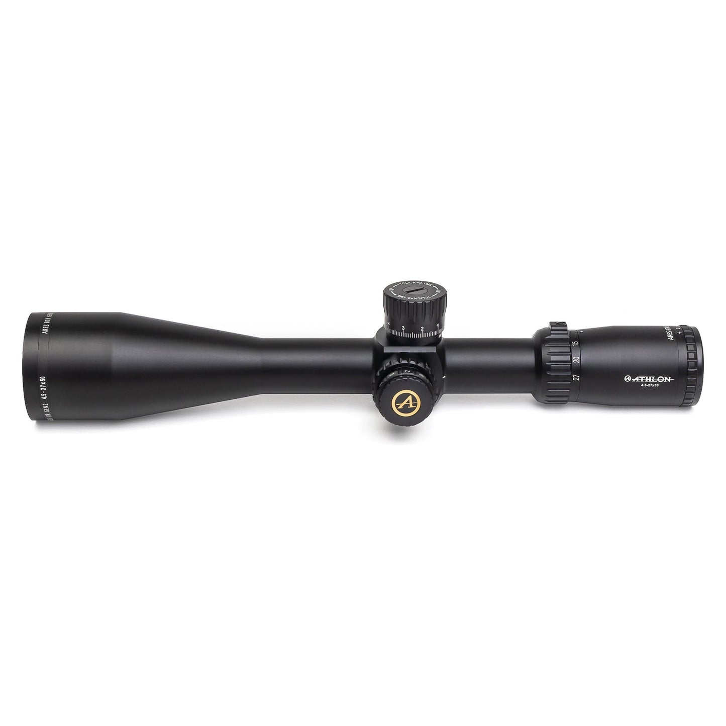 Athlon Optics Ares BTR GEN2 4.5-27x50 Direct Dial Side Focus 30mm Rifle Scope / Free Athlon Rings