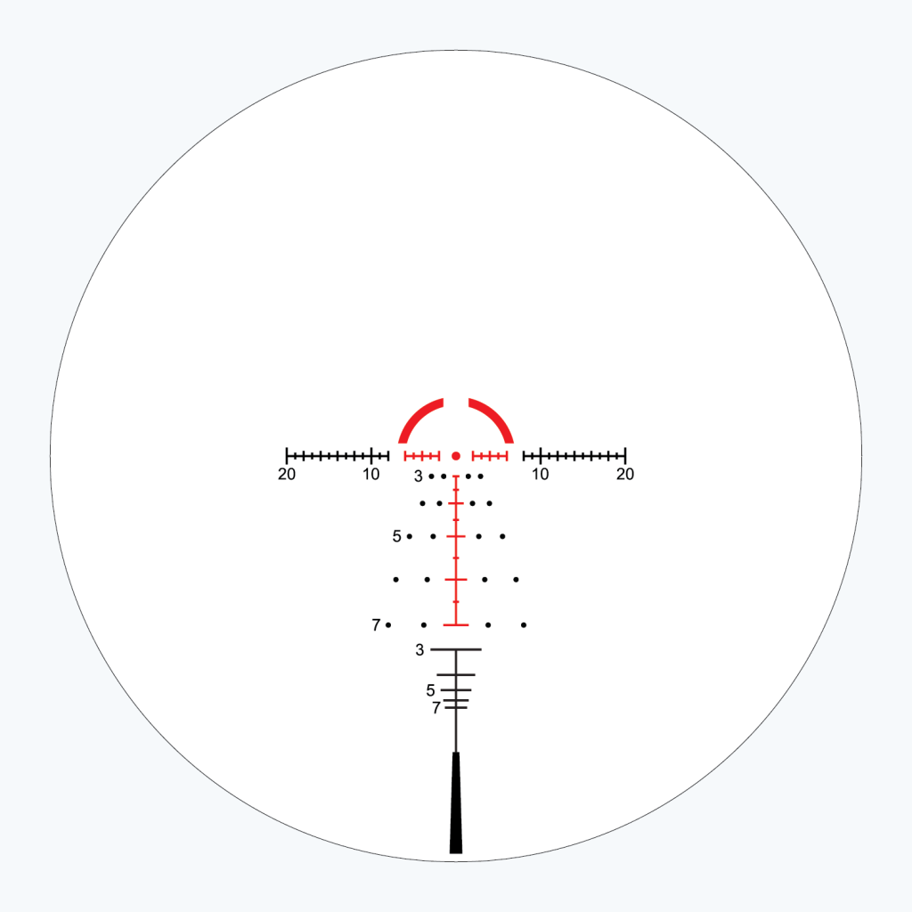 Athlon Argos BTR GEN3 1-8x24 ATSR5 Illuminated SFP IR MOA Reticle Riflescope