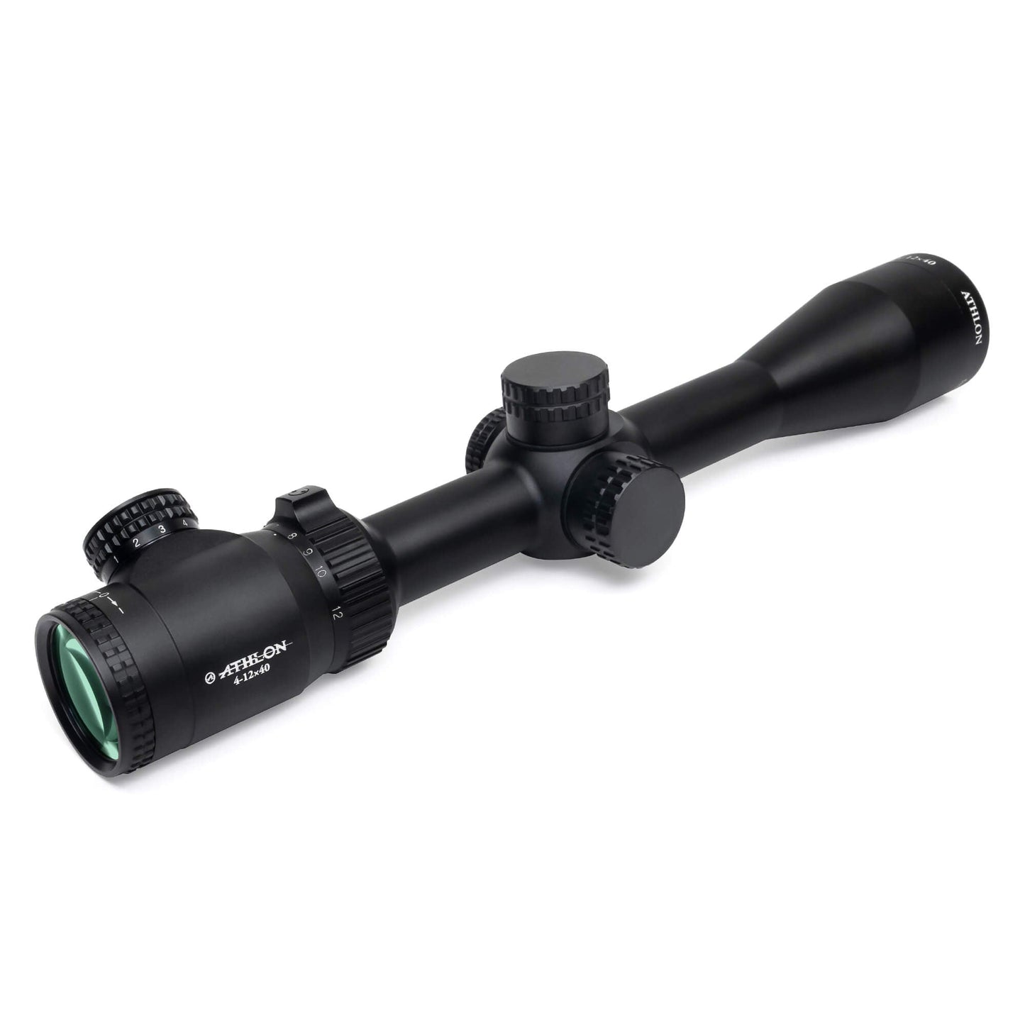 Athlon Optics Neos 4-12x40, Capped Side Focus 1 inch SFP Rifle Scope