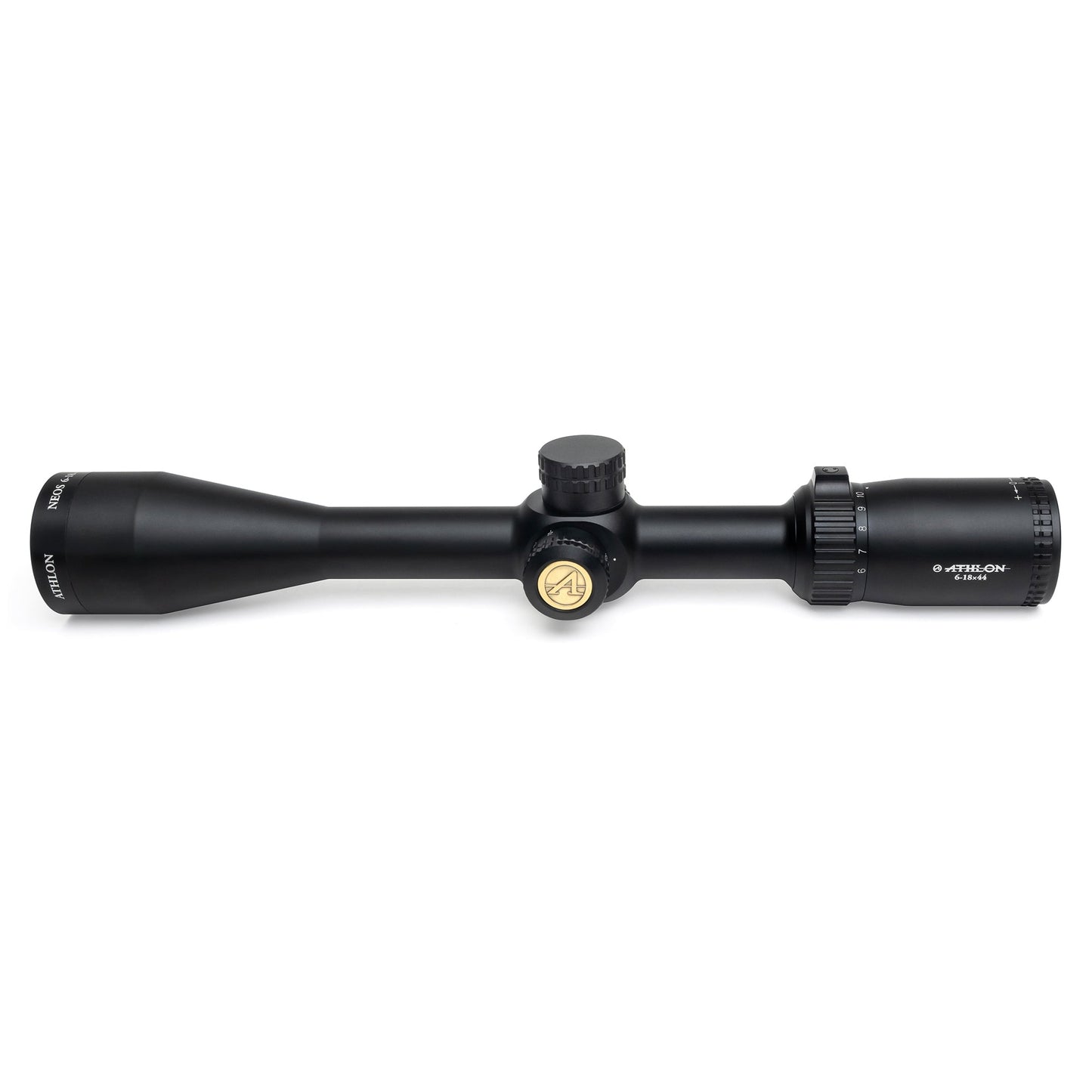 Athlon Optics Neos 6-18x44 Capped Side Focus, 1 inch SFP Rifle Scope
