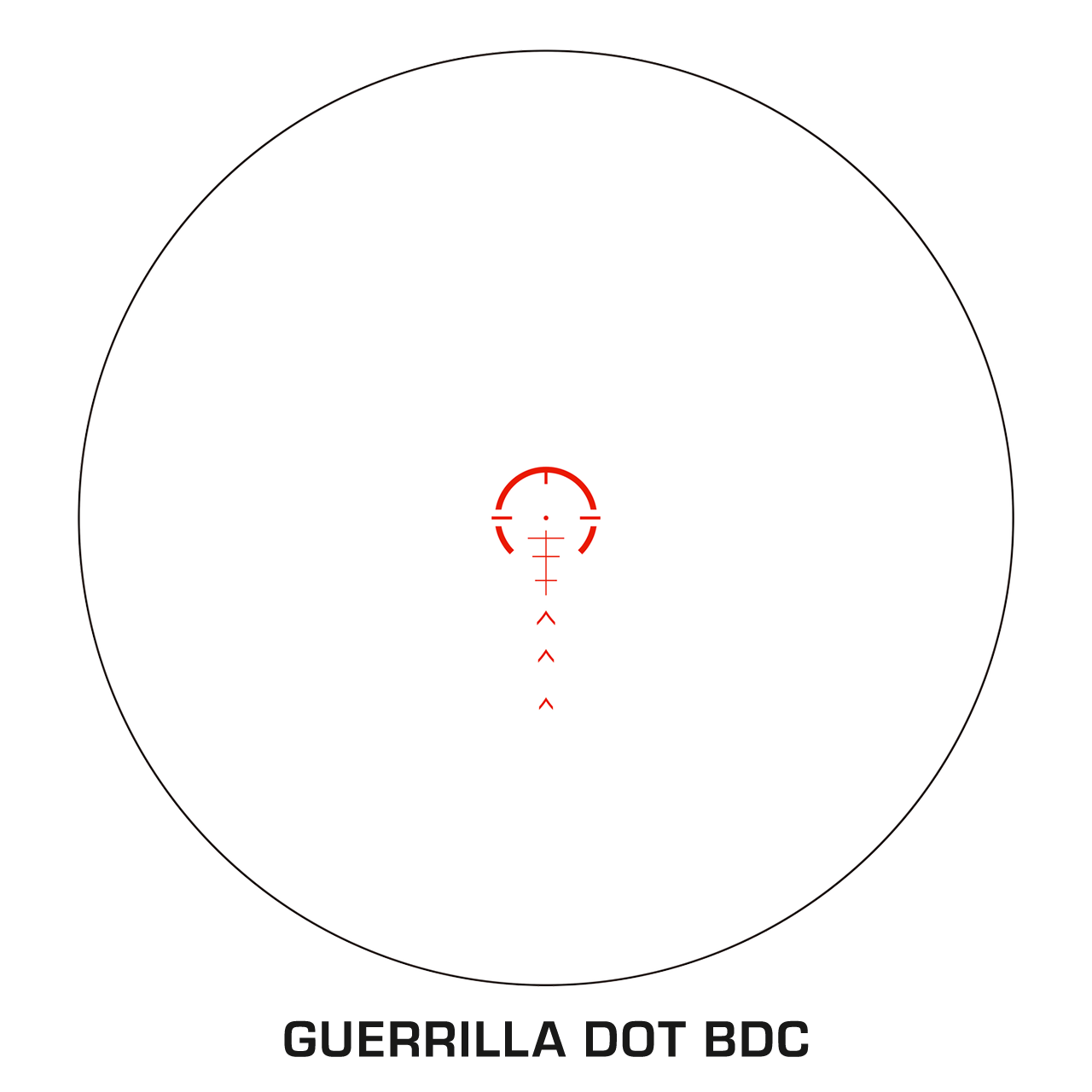Swampfox Arrowhead SFP LPVO 1-10x24 Guerrilla Dot BDC Riflescope