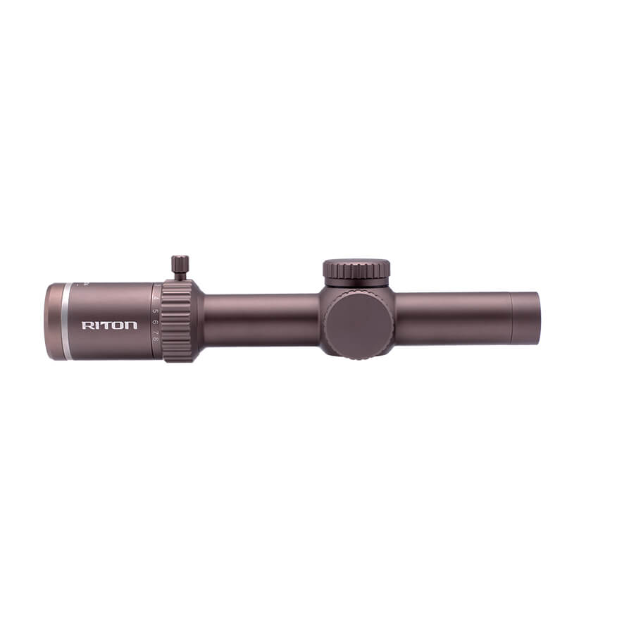 Riton Optics 3T18ASIB 3 Tactix Flat Dark Earth 18x24mm 30mm Tube Illuminated OT Reticle
