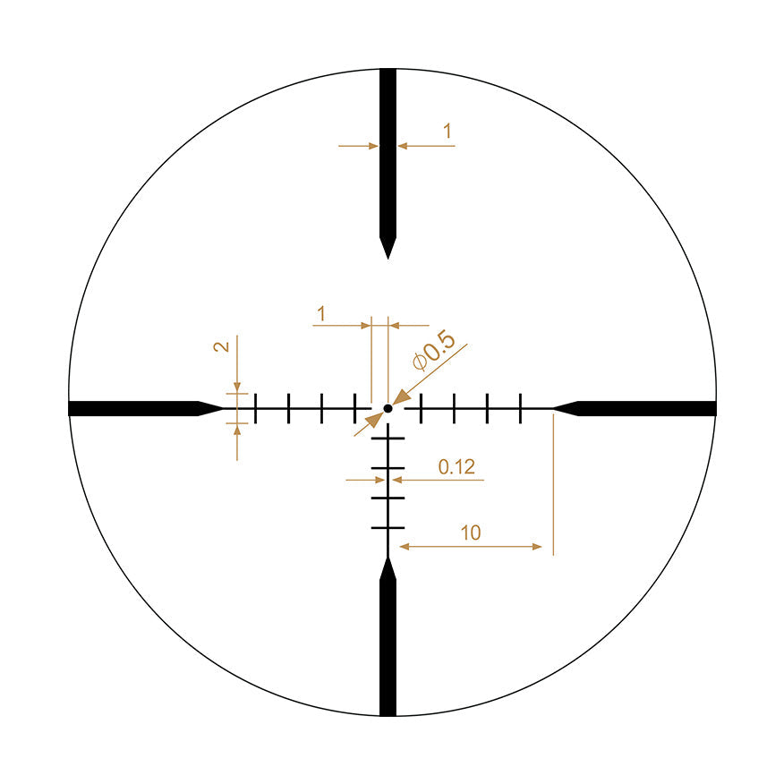 Riton Optics 3P416AS23 3 Primal Black 416x44mm 30mm Tube DHR Reticle