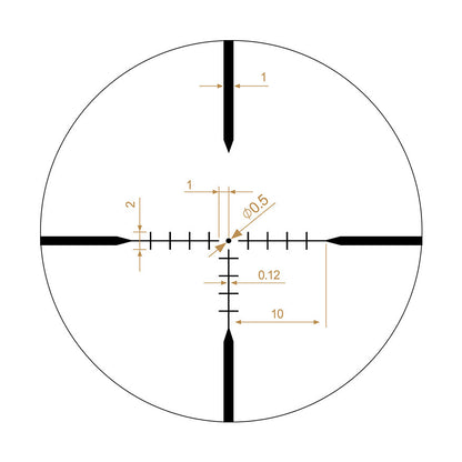 Riton Optics 3P416AS23 3 Primal Black 416x44mm 30mm Tube DHR Reticle