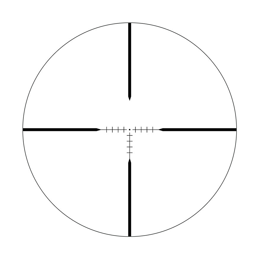 Riton Optics 3P416ASD23 3 Primal Black 416x44mm 30mm Tube Thick Duplex Reticle
