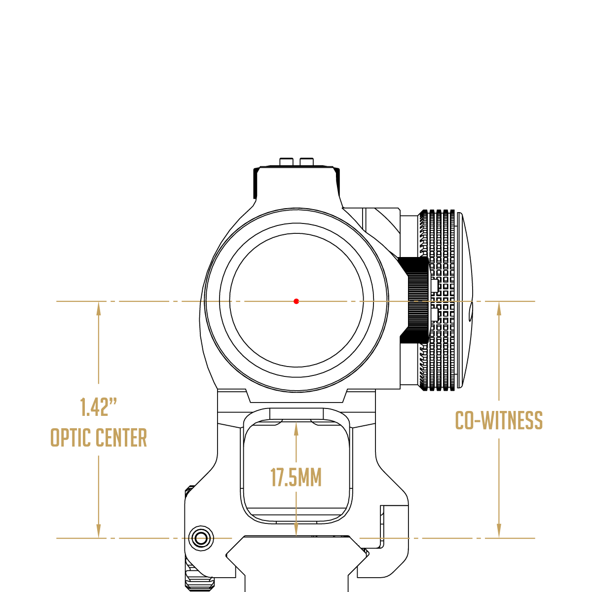 SCALARWORKS LEAP / 01 AIMPOINT MICRO QUICK DETACH MOUNT