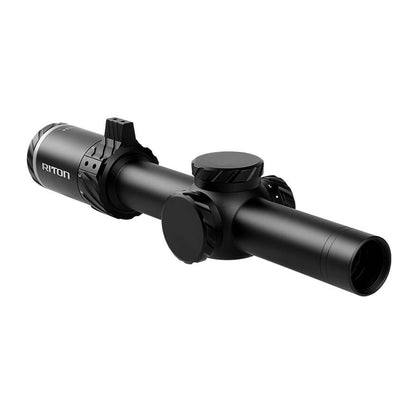 Riton Optics 3T18ASIBLK2 3 Tactix Black 18x24mm 30mm Tube Illuminated OT Reticle