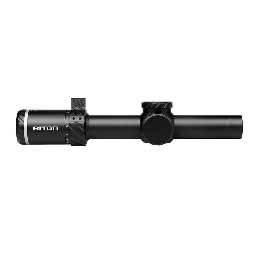 Riton Optics 3T18ASIBLK2 3 Tactix Black 18x24mm 30mm Tube Illuminated OT Reticle